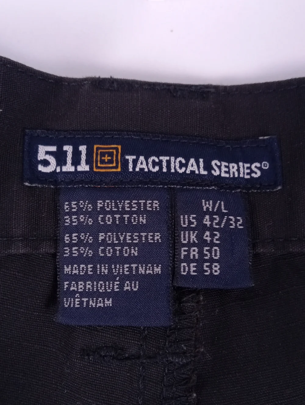 5.11 Tactical Taclite Pro Ripstop Cargo Pants Black Mens 42x32 Outdoor Workwear